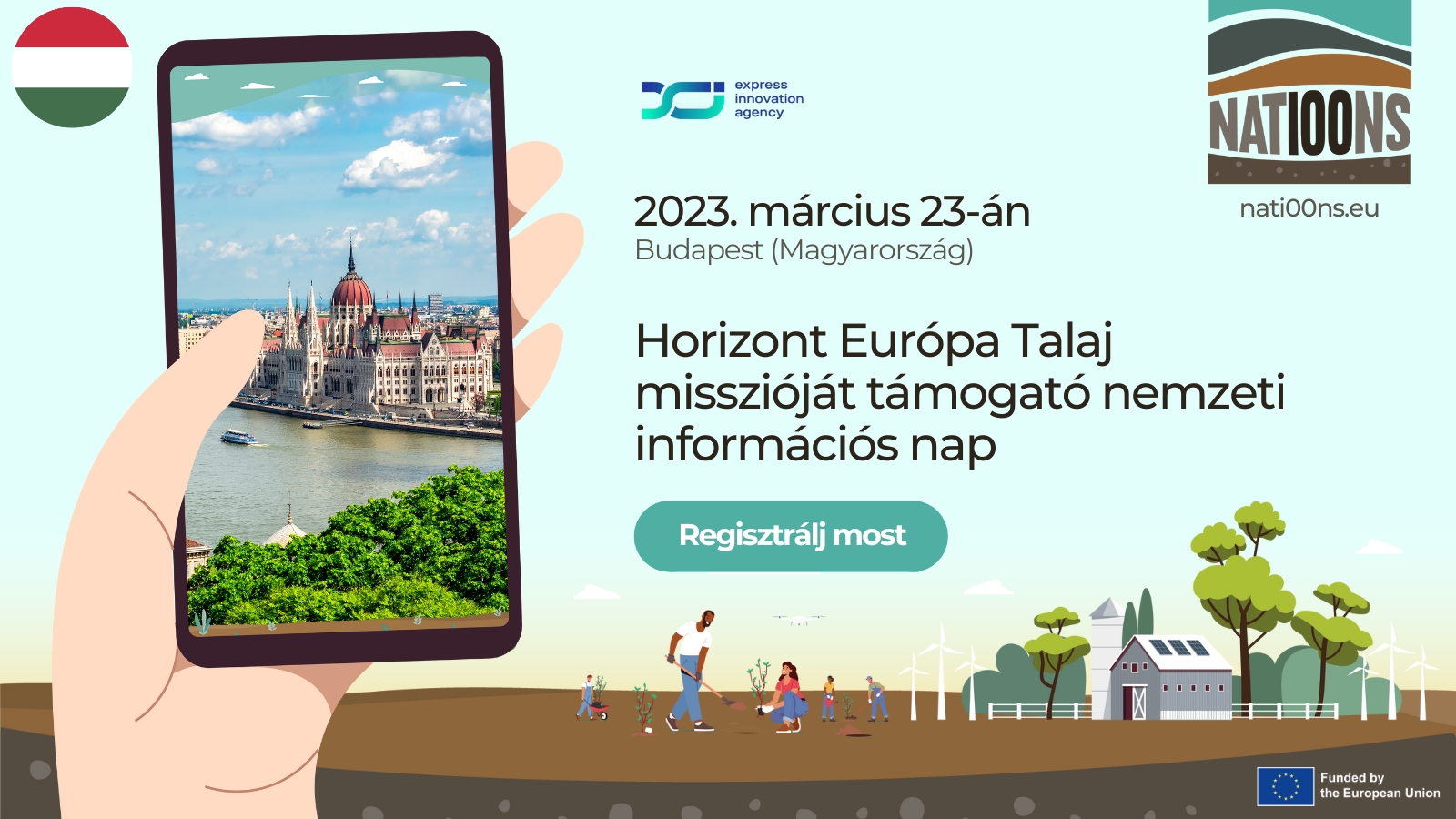 Horizont Európa Talaj misszióját támogató nemzeti információs nap 